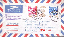 1972-GERMANIA DDR . 8 Congr. Sindacati Serie Cpl. Su Busta Via Aerea Per Italia - Lettres & Documents