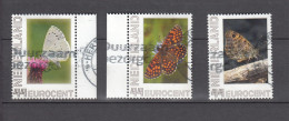 Nederland Persoonlijke Zegels:vlinders, Butterfly, Boomblauwtje + Bosparelmoervlinder + Argusvlinder,   Gestempeld - Used Stamps