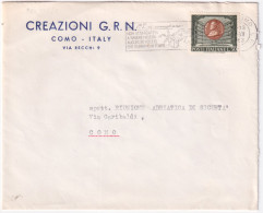 1963-G. VERDI (971) Isolato Su Busta - 1961-70: Poststempel