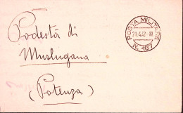 1942-Posta Militare/n. 167 (21.4.42) Su Piego - Guerre 1939-45