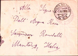 1943-Posta Militare/n. 168 (7.9.43) + (al Verso Manoscritto) FELDPOST 18784 Mano - Guerre 1939-45