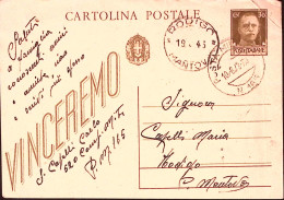 1943-Posta Militare/n. 165 (10.6.43) Su CP C.30 Vinceremo - Guerre 1939-45