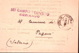 1945-Posta Militare/n. 126 (17.9) Su Piego - Guerre 1939-45