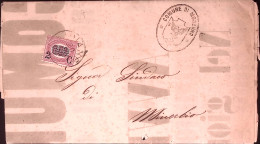 1879-SERVIZIO STATO Sopr. C.2/0,02 (29) Isolato Su Manifesto/stampe Avviso Di Me - Marcophilie