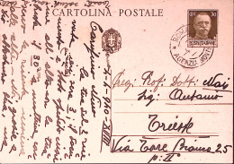 1940-Roma/Agenzia Montemario C.2 (4.4) Su Cartolina Postale C.30 - Entiers Postaux
