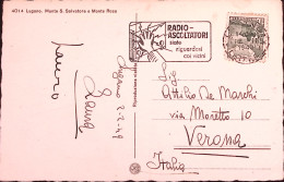 1949-Svizzera SUISSE Radio-ascoltatori Siate Riguardosi Coi Vicini Lugano (3.2.4 - Autres & Non Classés