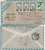 ARGENTINA 1951  AIRMAIL R - LETTER SENT FROM LA PLATA TO TORINO - Brieven En Documenten