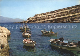71841993 Kreta Crete Malata Kl. Bucht Boote  - Grèce