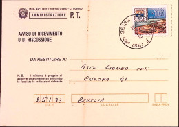 1993-Genova Esposizione Mondiale Filatelia Tematica Isolato Su Avviso Riceviment - 1991-00: Marcofilie
