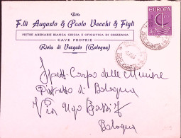 1966-EUROPA Lire 40 (1029) Isolato Su Busta Riolo (6.10) - 1961-70: Poststempel
