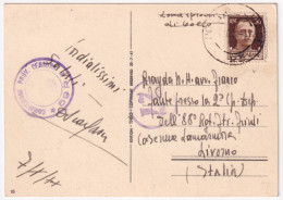 1942-Posta Militare/n. 23 C.2 (7.10) Su Cartolina (Atene Mausoleo Milite Ignoto) - Guerre 1939-45