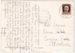 1940-Posta Militare/n. 20 C.2 (1.09) Su Cartolina (Cuneo Giardino Pubblico) - Guerre 1939-45