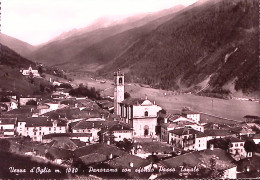 1960-VEZZA D'OGLIO Panorama Con Sfondo Passo Tonale, Viaggiata, Francobollo Cadu - Brescia