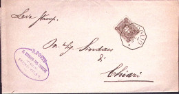 1899-PONTOGLIO Ottagonale Di Collettoria (27.1) Su Piego Affr. C.1 - Poststempel