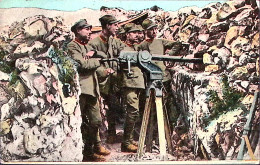 1920-POSTAZIONE Di MITRAGLIATRICE Viaggiata - War 1914-18