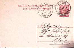 1914-ERBA/ERBA-INCINO (20.12) Su Cartolina Postale Risposta Pagata (risposta) Le - Stamped Stationery