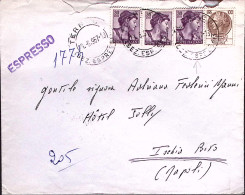 1967-Michelangiolesca Tre Lire 30 (uno Con TAGLIO CHIRUGICO) + Siracusana Lire 1 - 1961-70: Poststempel