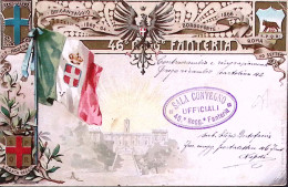 1904-46 REGGIMENTO FANTERIA, Viaggiata Napoli - Regiments