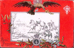 1903circa-4 REGGIMENTO FANTERIA Brig. PIEMONTE, Ed. Cesari, Nuova - Regimente