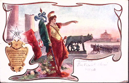 1904circa-80 REGGIMENTO FANTERIA, Ed. Marzi, Viaggiata Venezia - Régiments