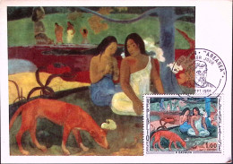 1968-Francia FRANCE Gauguin Aerea Su Fdc Maximum - 1960-1969