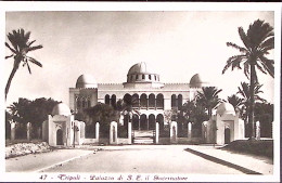 1932-TRIPOLI Palazzo Di S.E. Il Governatore, Viaggiata - Libye