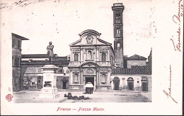1903-FIRENZE P.zza Manin, Viaggiata - Firenze (Florence)