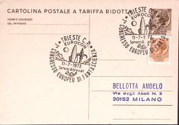 1972-TRIESTE 1 CONGR. EUROPEO FANTASCIENZA (11.7) Annullo Speciale Cartolina Pos - 1971-80: Marcophilie