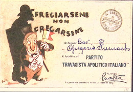 1925-FREGIARSENE NON FREGARSENE Cartolina Edizioni IL TRAVASO - Patriottiche