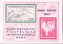 1950-ANNO SANTO1950, Annullo Speciale Manifestazioni Filateliche Internazionali/ - Manifestations