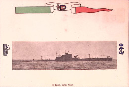 1930circa-Sommergibile VETTOR PAGANI Edita R.R.M.M. Nuova - Submarines