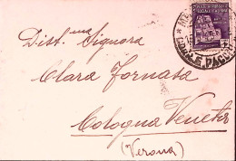 1945-Monumenti Lire 1 (509) Isolato Su Busta Milano (15.6) - Poststempel