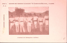 1910circa-GRADUATI Del BATTAGLIONE GALLIANO, Nuova - Patriotic