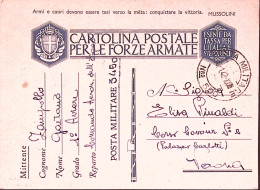 1942-COMANDO AERONAUTICA EGEO PM 3450 Manoscr. Su C.F. Da PM 550 (30.1.42) - Ägäis