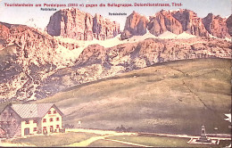 1923-KARERSEE/c (25.8) Su Cartolina (Passo Pordoi E Gruppo Sella) - Trento