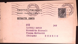 1965-Siracusana Lire 5 (762) Isolato Su Estratto Conto Giornali - 1961-70: Poststempel