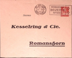 1925-Svizzera Busta Postale C. 20 Viaggiata St. Gallen (17.12) - Postmark Collection