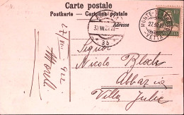 1922-Svizzera Monte-Nevoso/Vetta C.2 (28.8) Su Cartolina Per Abbazia - Postmark Collection