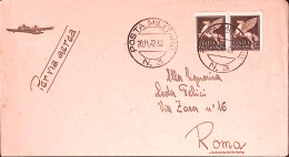 1942-Posta Militare/n. 3 (20.11) Su Busta Via Aerea - Weltkrieg 1939-45