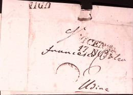 1845-LOMBARDO VENETO VICENZA SI (17.11) Su Lettera Completa. Testo - 1. ...-1850 Prephilately