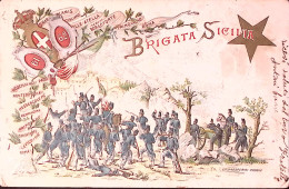 1906-BRIGATA SICILIA, Ed. Lit. Prosperino, Viaggiata - Patriottiche