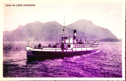 1937-LAGO MAGGIORE Battello Alpino Viaggiata - Warships