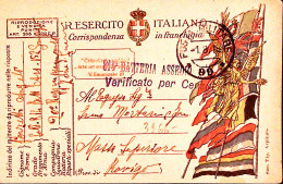 1918-Posta Militare/n. 99 C.2 (1.8) Su Cartolina Franchigia - Guerre 1914-18