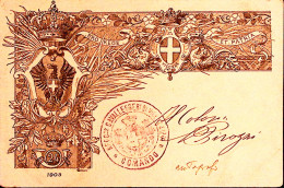 1903-CAVALLEGGERI VICENZA Scritta - Patriottiche