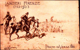 1903-LANCIERI Di FIRENZE Nuova - Patriotiques
