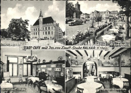71840250 Kalkar Niederrhein Stadt-Cafe Joseph Von Lauff-Stube Markt Rathaus  Kal - Autres & Non Classés