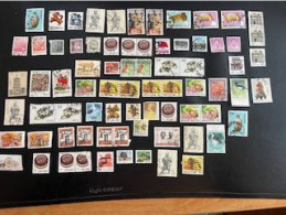 75 Timbres Hong Kong, Singapour, Chine Etc. - Gebraucht
