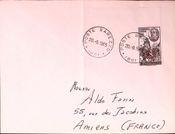 1965-TASSONI Lire 40 (1001) Isolato Su Busta (piega Centrale) Sarezzo (20.9) Per - 1961-70: Poststempel