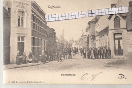 CAPPELLEN-KAPELLEN "STATIESTRAAT -LE LION D'OR-VEEL ANIMO"HOELEN N°286 UITGIFTE 1902 TYPE 2 - Kapellen