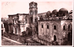 1934-X MARCIA Due C.30 Su Cartolina (Palermo S. Cataldo E Chiesa Della Martorana - Palermo